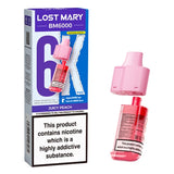 Lost Mary BM6000 Juicy Peach Prefilled Vape Pods