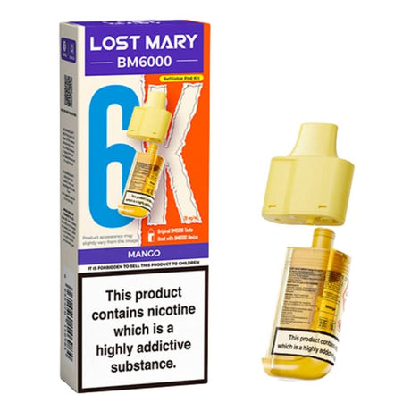 Lost Mary BM6000 Mango Prefilled Vape Pods