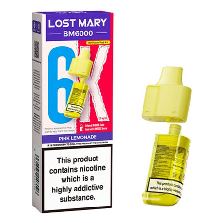 Lost Mary BM6000 Pink Lemonade Prefilled Vape Pods
