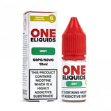 Mint E-Liquid 50/50 Series by ONE E-Liquids (10ml)