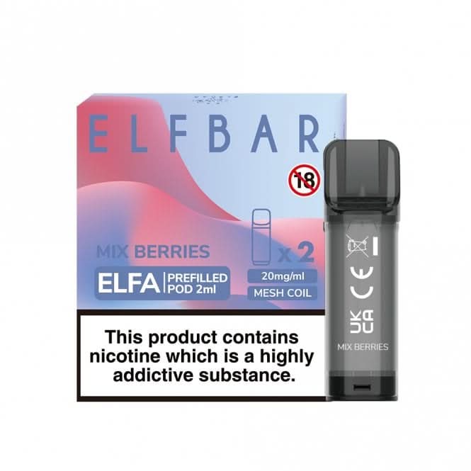 Mix Berries Prefilled Pods Elfa Series by Elf Bar (2 x 2ml)