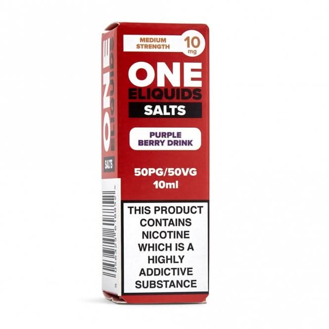Purple Berry Drink Nic Salt E-Liquid by ONE E-Liquids (10ml)