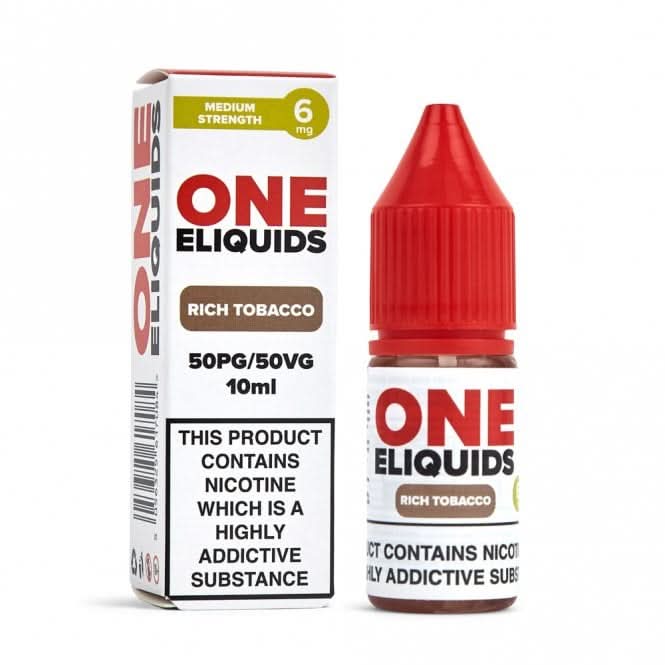Rich Tobacco E-Liquid 50/50 Series by ONE E-Liquids (10ml)