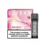 Strawberry Ice Cream Prefilled Pods Elfa Series by Elf Bar (2 x 2ml)