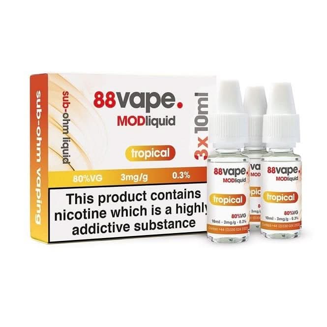Tropical Fruits MOD E-Liquid by 88vape (3 x 10ml)